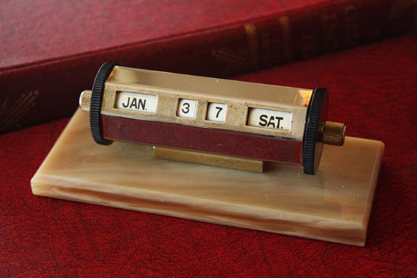 万年カレンダー デスクカレンダー 卓上カレンダー 真鍮の通販 / shipton