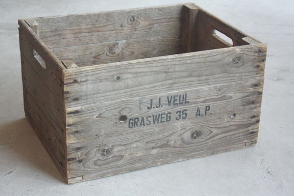 キャベッジボックス キャベツボックス メッシュワイヤー 農家 古木箱 