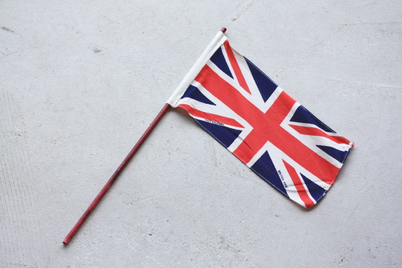 Shipton アンティーク オールドフラッグ ユニオンジャック旗 イギリス国旗 ミニフラッグ