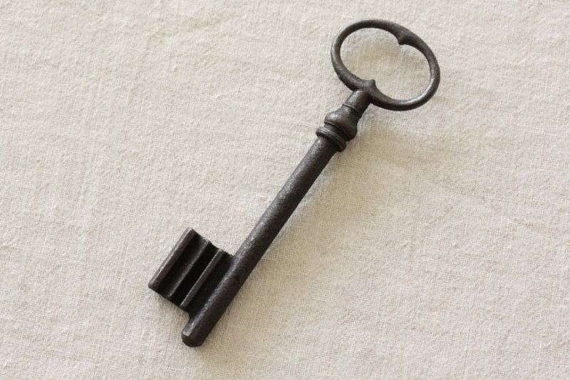 shipton｜アンティークキー ヴィンテージキー 古い鍵 大きい BigKey 古道具 アイアン 鉄鍵の通販