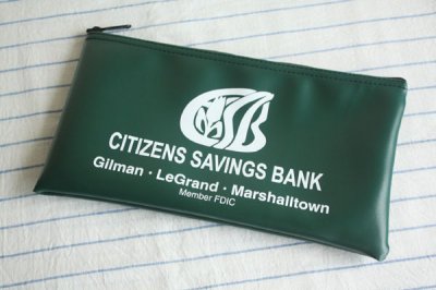 アメリカ バンクバッグ Citizens Savings