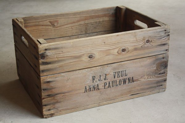 キャベッジボックス キャベツボックス メッシュワイヤー 農家 古木箱