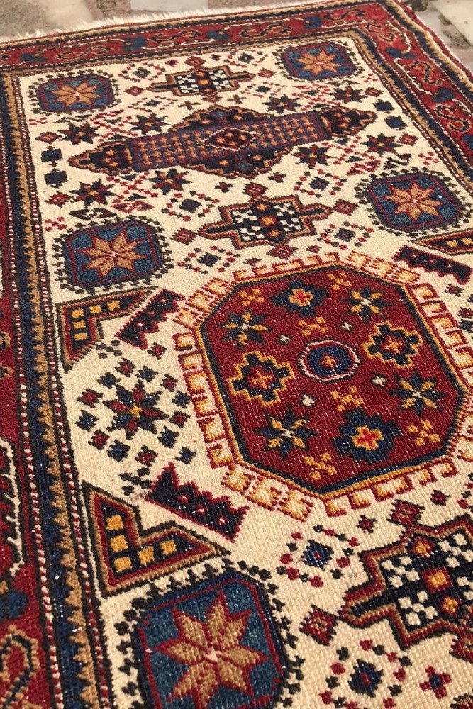 SALE]パキスタン 手織り絨毯 ヴィンテージラグ 146cm×94cm | www