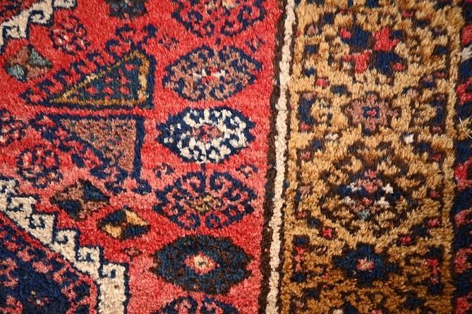 オールド絨毯/トルコ・ガジアンテップ約275×129cm - 手織り絨毯 オールド絨毯/トルコ・ガジアンテップ約275×129cm - 手織り絨毯