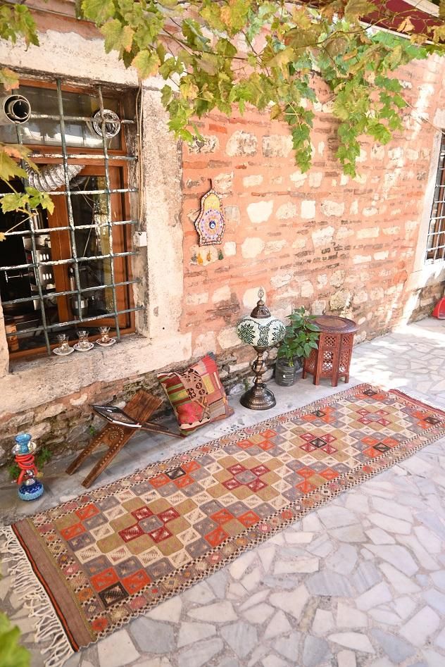 オールドキリム/トルコ・シワス/ランナー約270×79cm - 手織り オールドキリム/トルコ・シワス/ランナー約270×79cm - 手織り