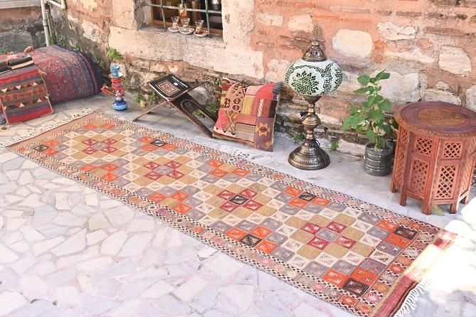 オールドキリム/トルコ・シワス/ランナー約270×79cm - 手織り