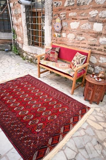 オールド絨毯/イラン・シラーズ/トライバルラグ約148×101cm