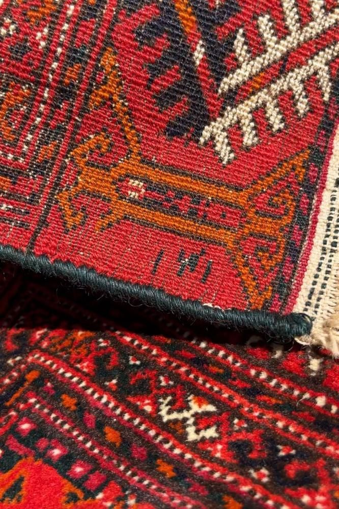 40％オフ】オールド絨毯/トルクメン・ブハラ/トライバルラグ約197