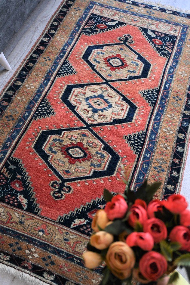 トルコトルコ絨毯 179×120cm - ラグ・カーペット