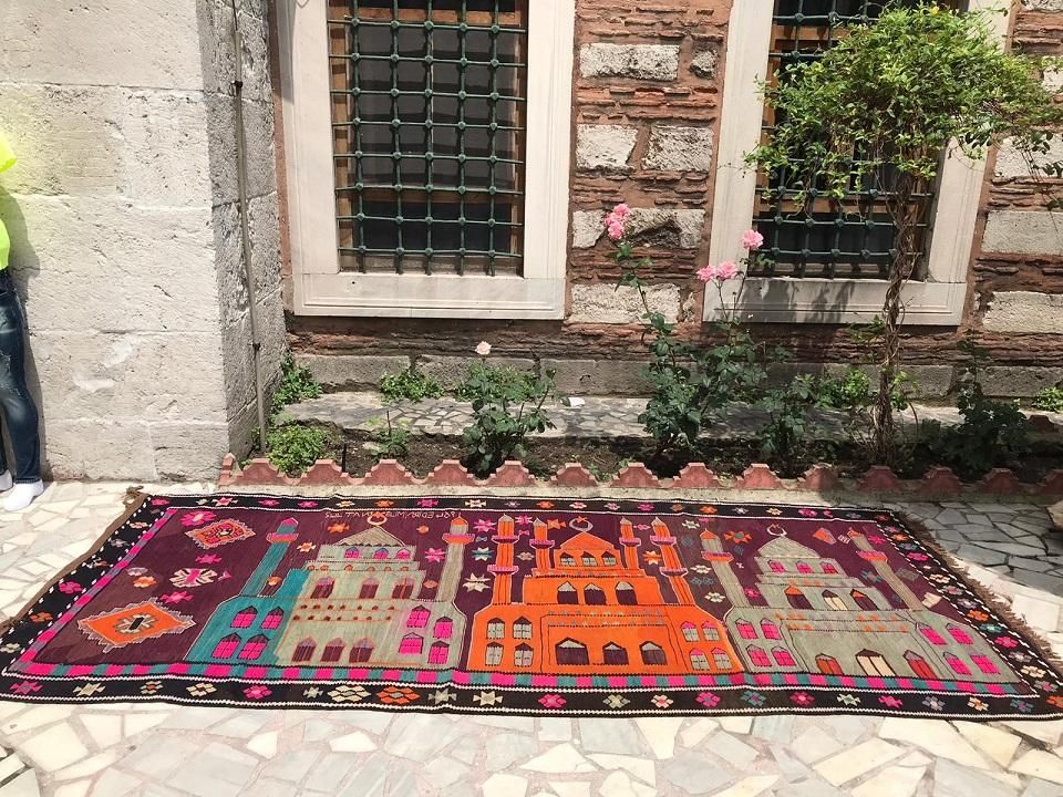 オールドキリム/トルコキリム/カルス約363×160cm - 手織り絨毯＆キリム