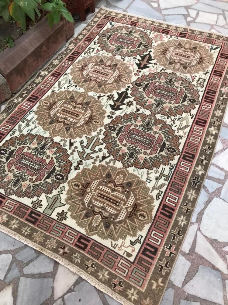 オールドキリム/イラン/スマック織りキリム約173×113cm - 手織り絨毯