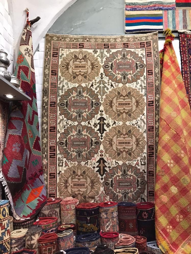 オールドキリム/イラン/スマック織りキリム約173×113cm - 手織り絨毯