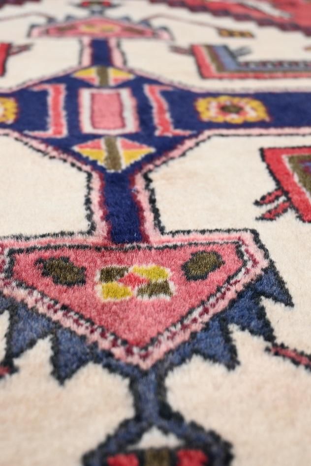 オールド絨毯/アゼルバイジャン/約191×89cm - 手織り絨毯 オールド絨毯/アゼルバイジャン/約191×89cm - 手織り絨毯