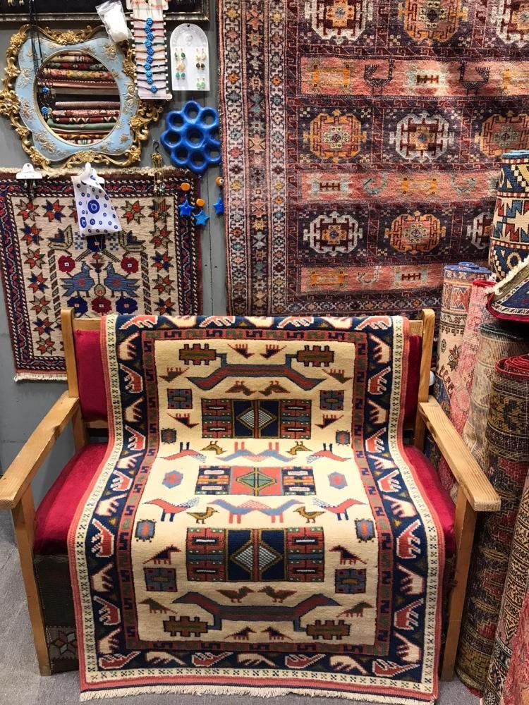 39x23cm 手織り絨毯ミニラグ アゼルバイジャンラグ 39x23cm 手織り絨毯ミニラグ アゼルバイジャンラグ