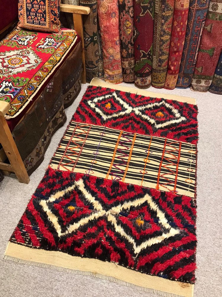 オールド絨毯/イラン・ロリ族/トゥル約149×92cm - 手織り絨毯＆キリム