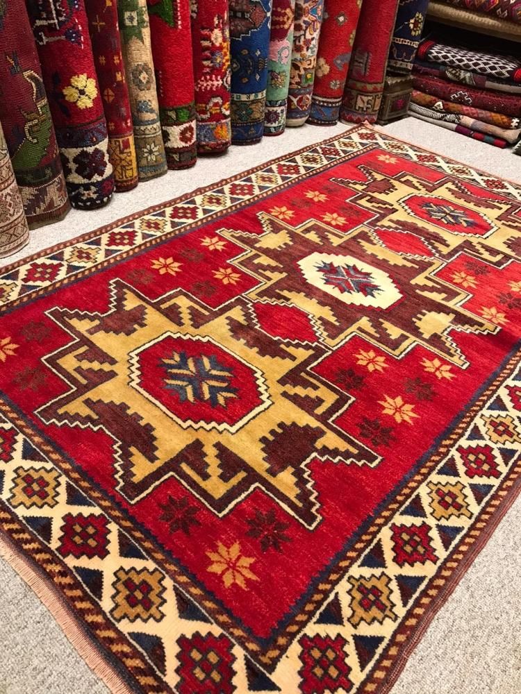 オールド絨毯/コーカサス・ダゲスタン170×105cm - 手織り絨毯＆キリム