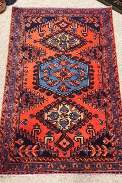 150×137　ペルシア オールド キリム 手織り絨毯 ヴィンテージラグ 150×137 ペルシア オールド キリム 手織り絨毯 ヴィンテージラグ