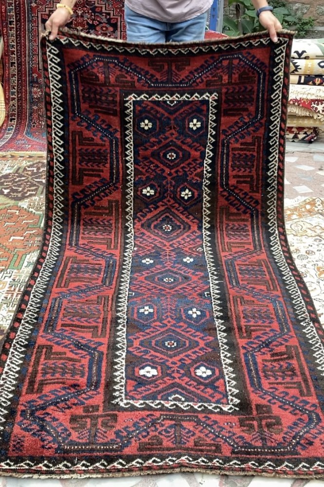 ペルシャ絨毯 オルード バルーチ族 2641 - ラグ