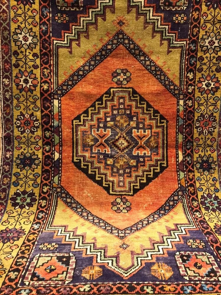 オールド絨毯/トルコ・カッパドキア約185×110cm - 手織り絨毯