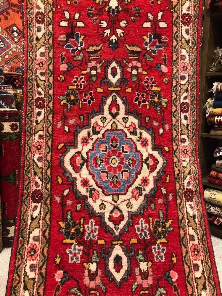 オールド絨毯/イラン・ハマダン/トライバルラグ約250×78cm オールド絨毯/イラン・ハマダン/トライバルラグ約250×78cm