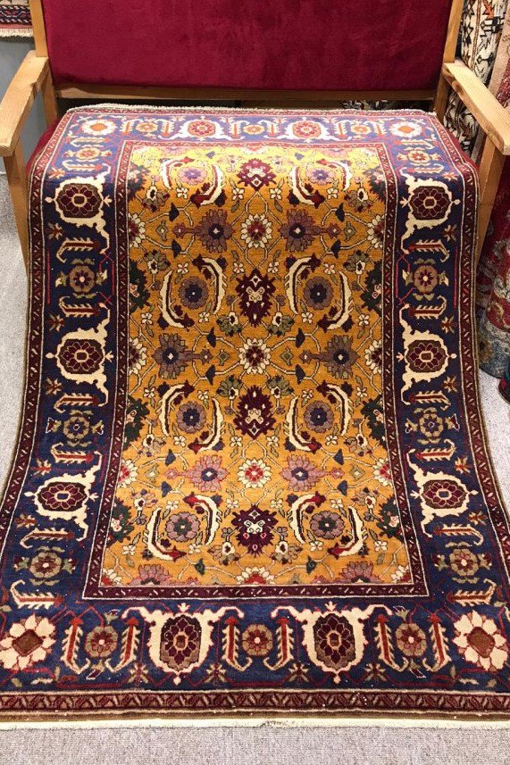 セミアンティーク絨毯/イラン産アゼルバイジャン/約161×106cm - 手織り