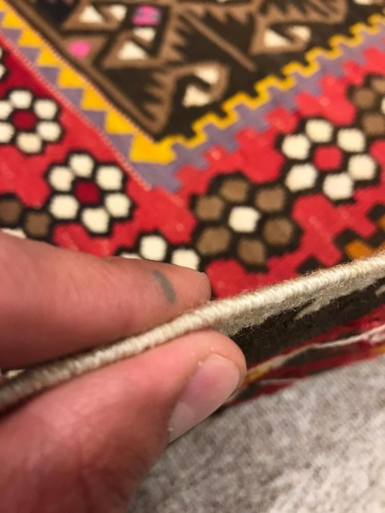 オールドキリム/トルコ・アダナ約135×110cm - 手織り絨毯＆キリム