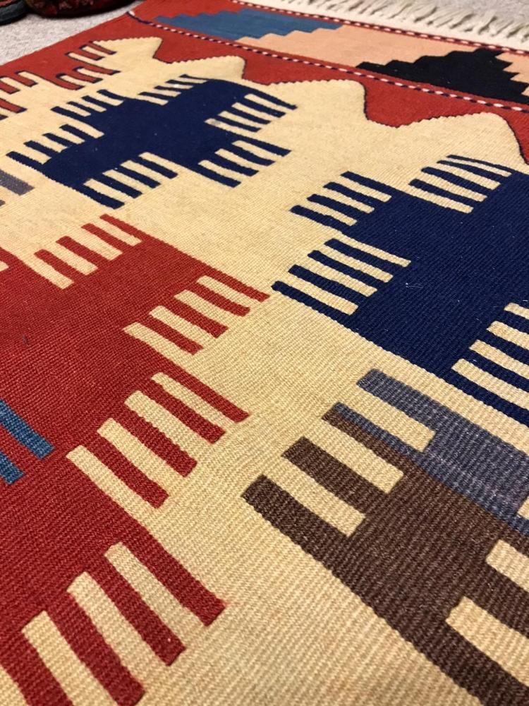 ヴィンテージキリム Vintage Moroccan Kilim Rug - 2' x 3' 1
