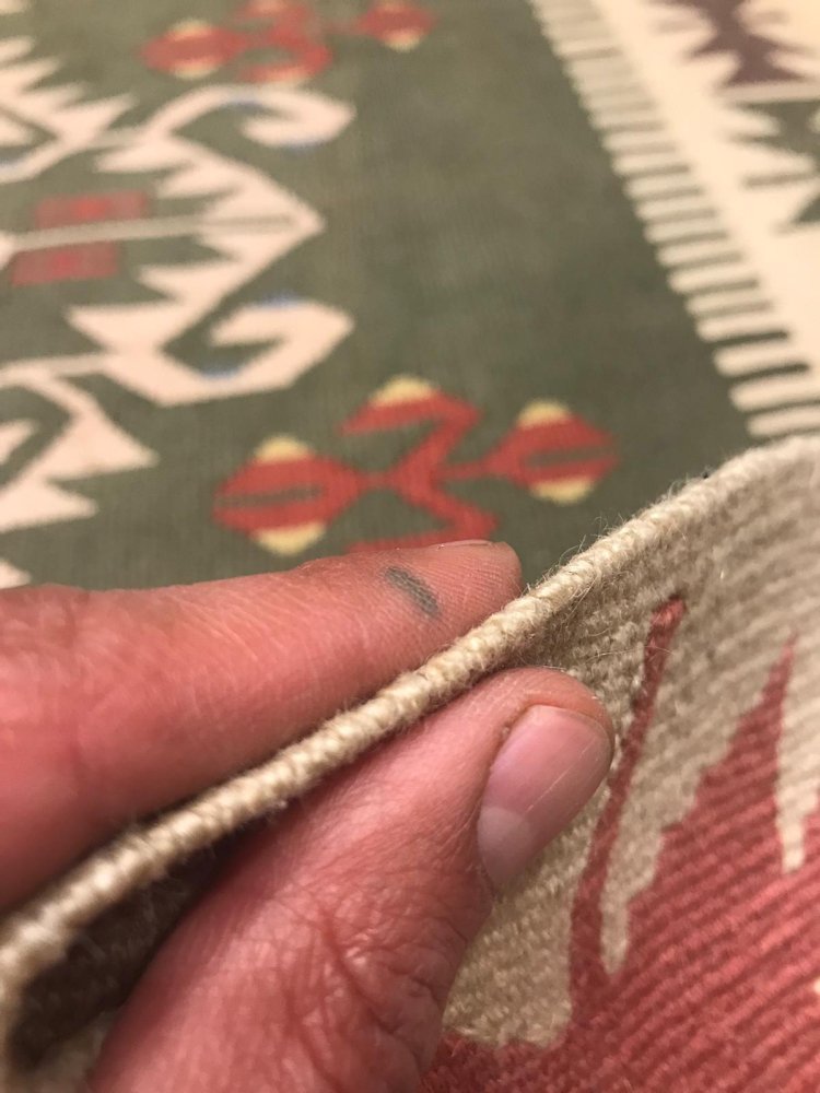 新しいキリム/トルコ・コンヤ/約203×119cm - 手織り絨毯＆キリム
