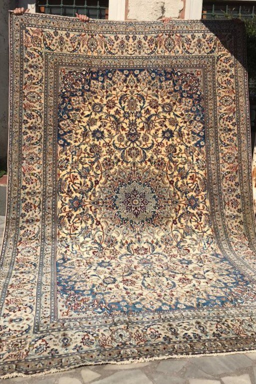 40％オフ】新しい絨毯/イラン・ナイン/ペルシャ絨毯約331×203cm