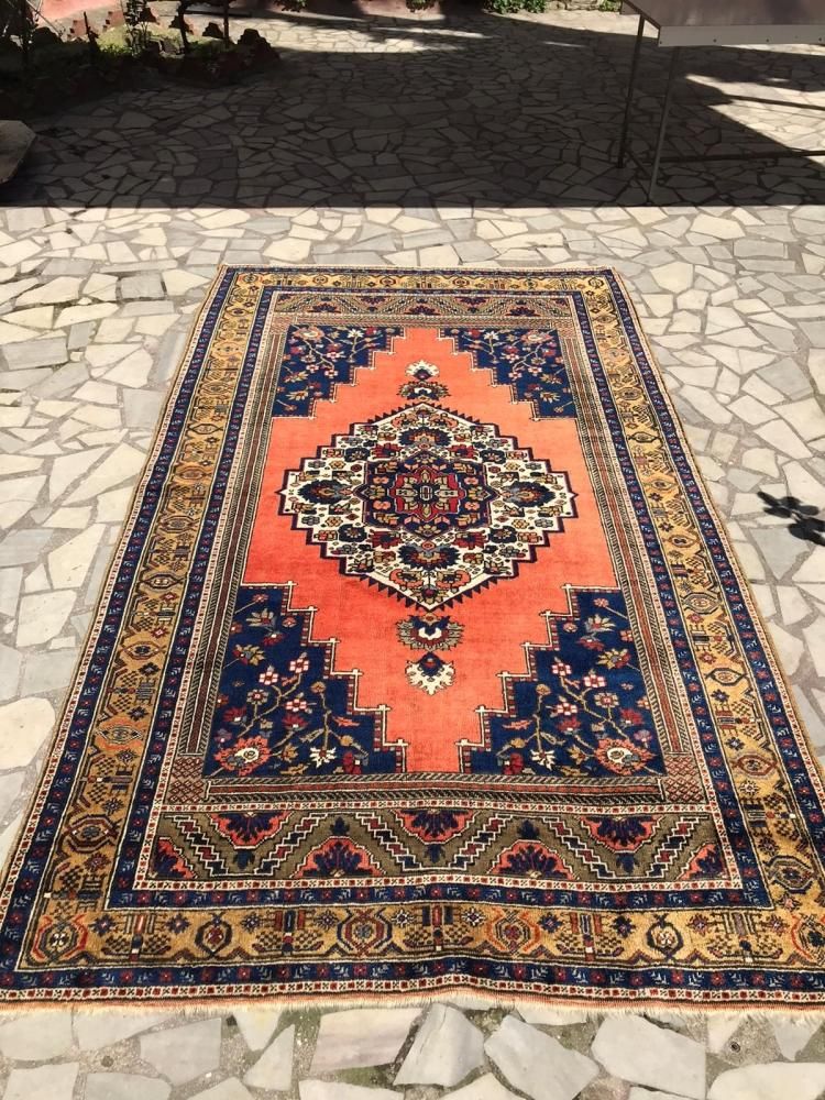 トルコのカーペット 75x118 cm オールド絨毯/トルコ・コンヤ・タシュプナル約278×163cm