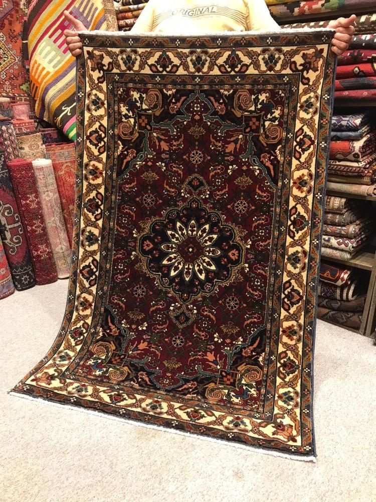 新しい絨毯/ペルシャ絨毯/イラン・タブリーズ/約157×100 cm - 手織り