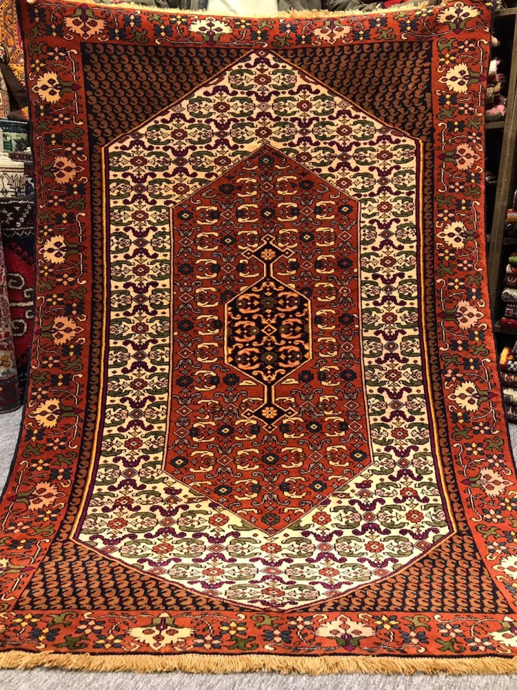 オールド絨毯/イラン・コチャン・クルド族/トライバルラグ約174×122cm