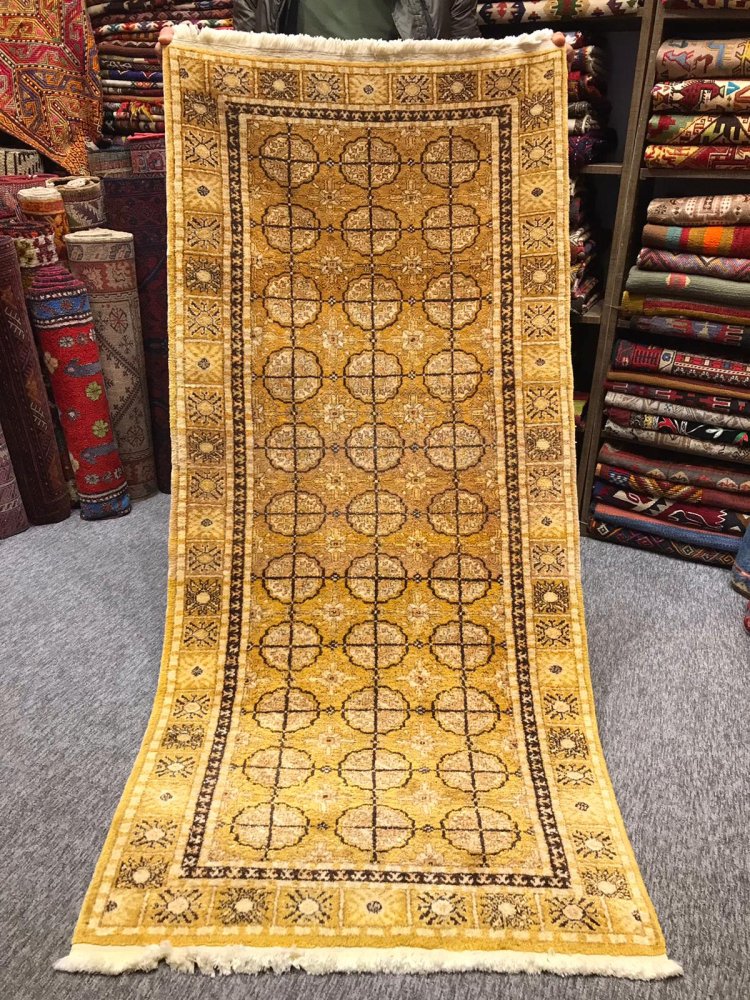 オールド絨毯/トルコ・カイセリ/ブハラデザイン約184×85cm - 手織り