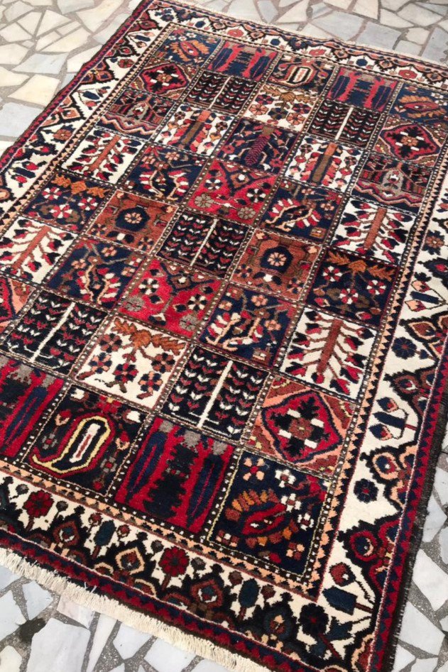 バルーチ 207×71cm トライバルラグ ペルシャ絨毯手織り絨毯 - ラグ