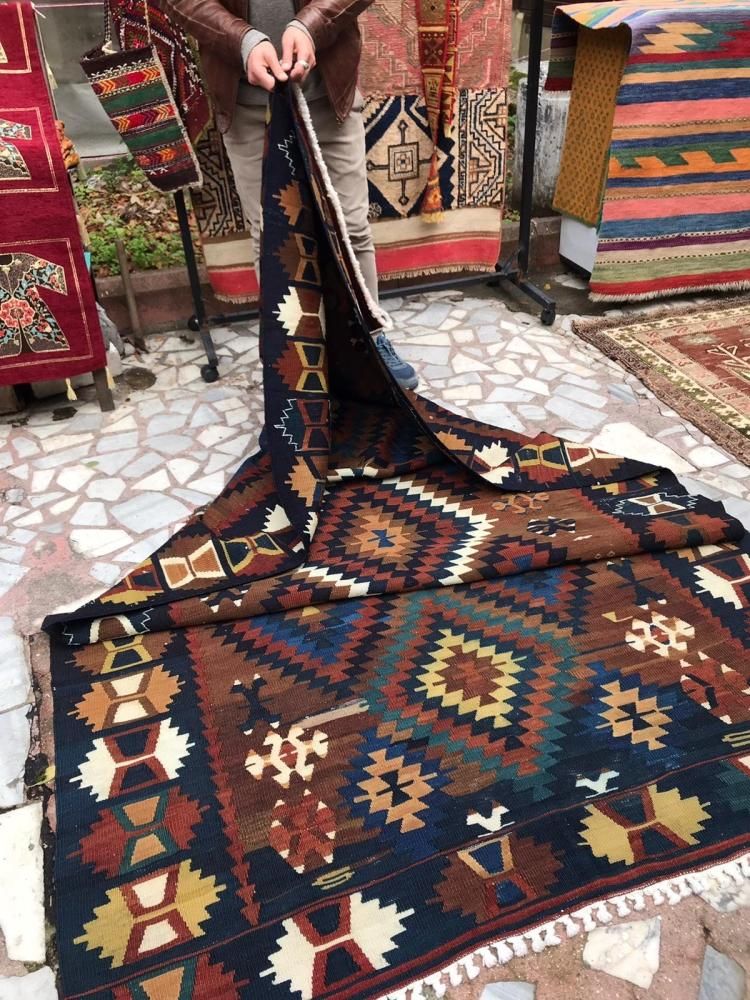 オールドキリム/トルコキリム・マラティヤ/約290×163cm - 手織り オールドキリム/トルコキリム・マラティヤ/約290×163cm - 手織り
