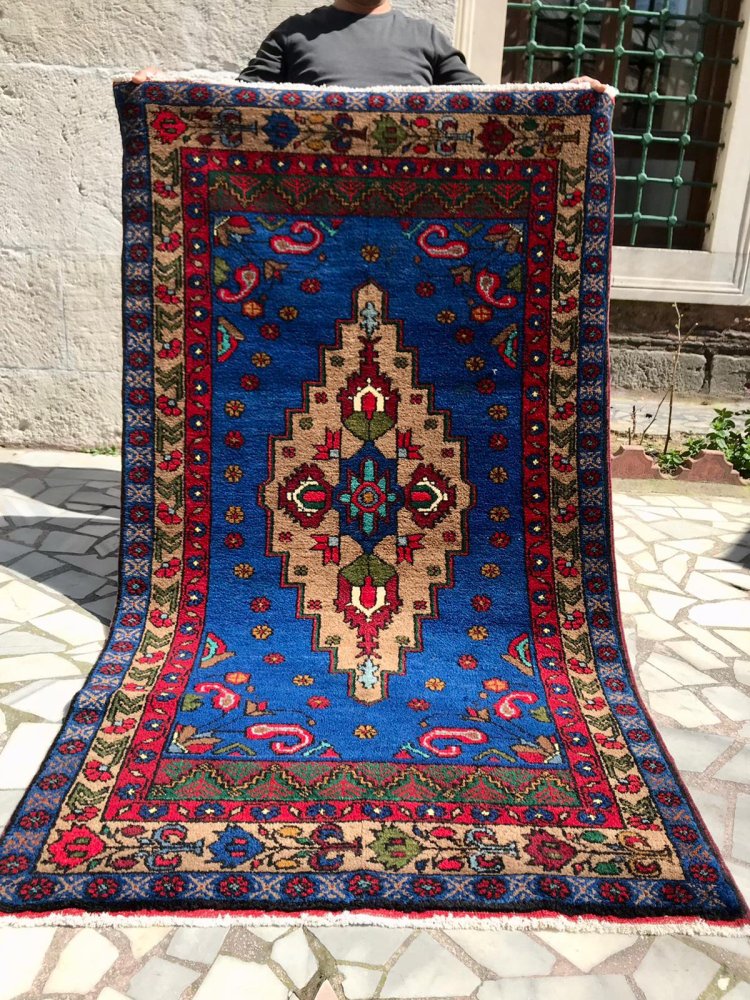 お気にいる トルコ絨毯 Carpet 179×120cm オールド絨毯/トルコ 