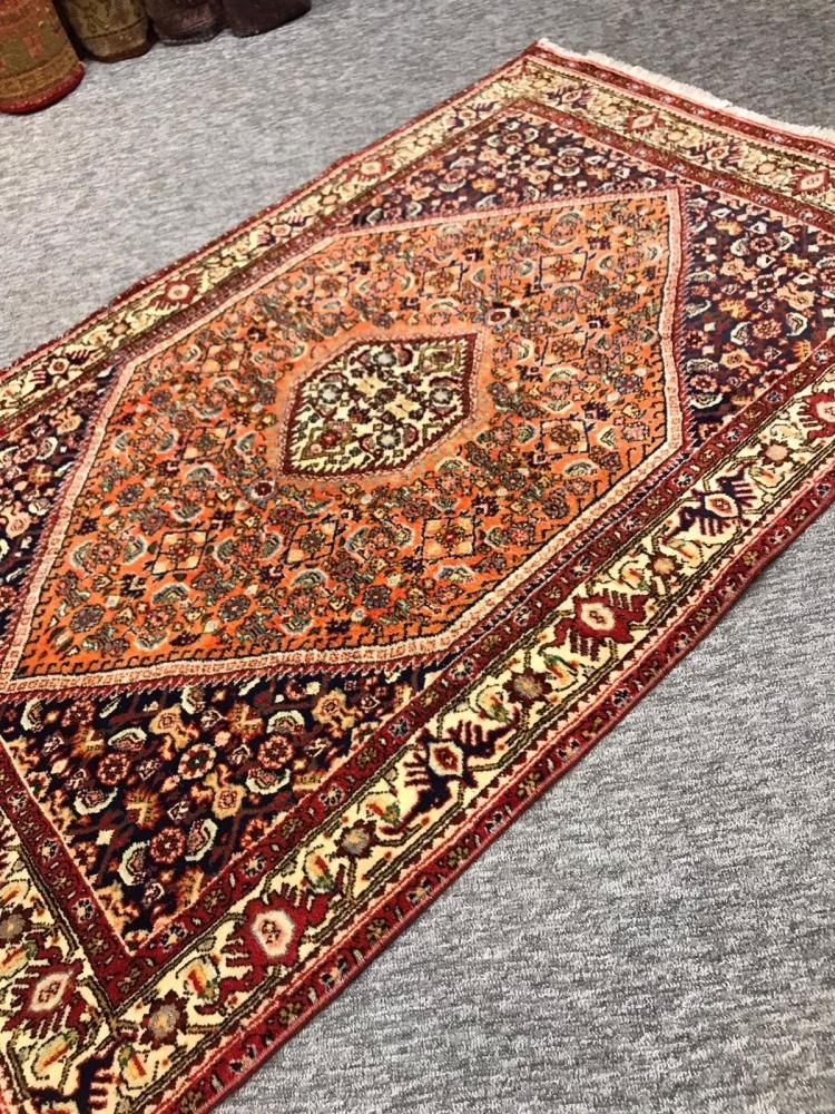 オールド絨毯/イラン・ビジャール/トライバルラグ約131×87cm - 手織り