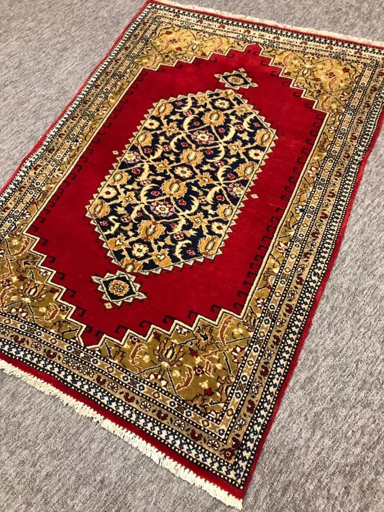 39x23cm 手織り絨毯ミニラグ アゼルバイジャンラグ 39x23cm 手織り絨毯