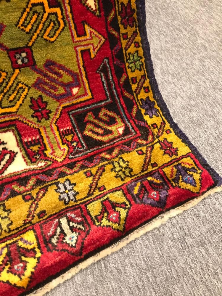 オールド絨毯/トルコ・マラティア約131×62cm - 手織り絨毯