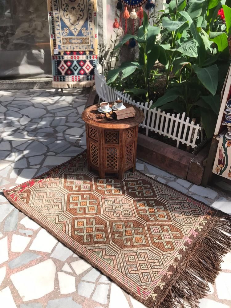 オールドキリム/トルコキリム・トロス山脈/ジジム織り約125×86cm