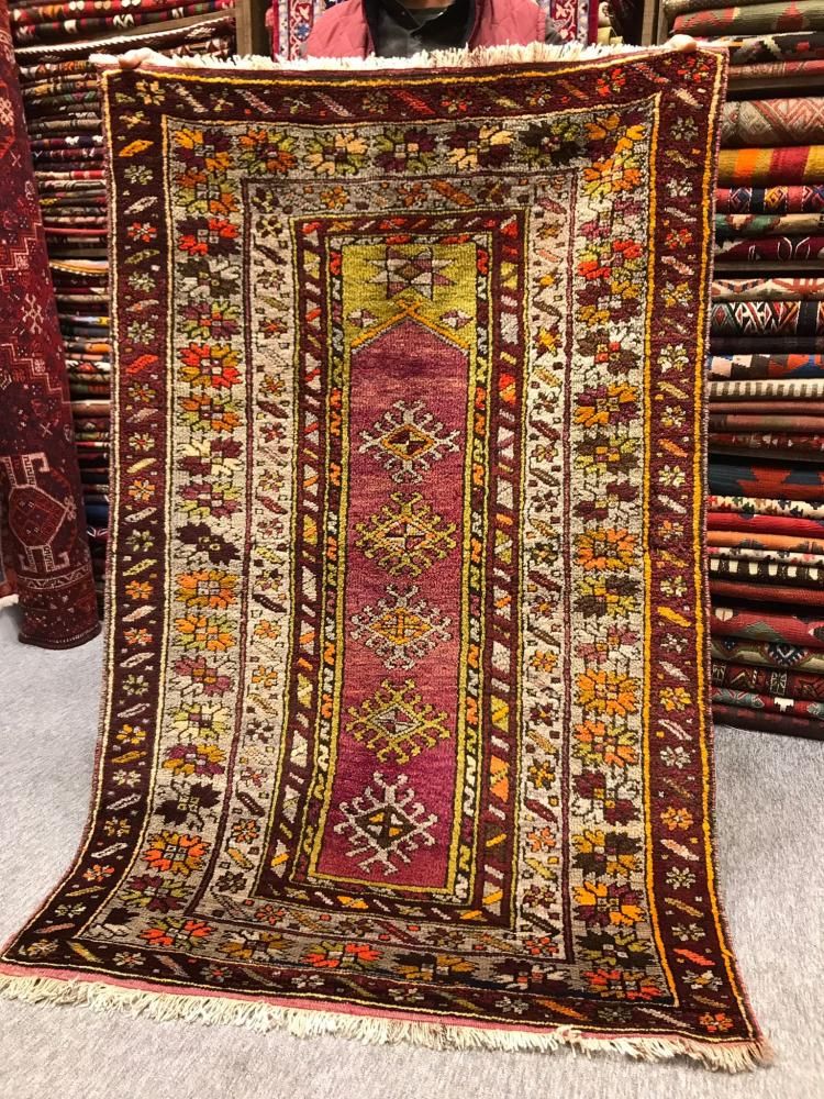 トルコ絨毯　クルシェヒル 40％オフ】セミアンティーク絨毯/トルコ・クルシェヒル/約237×152cm