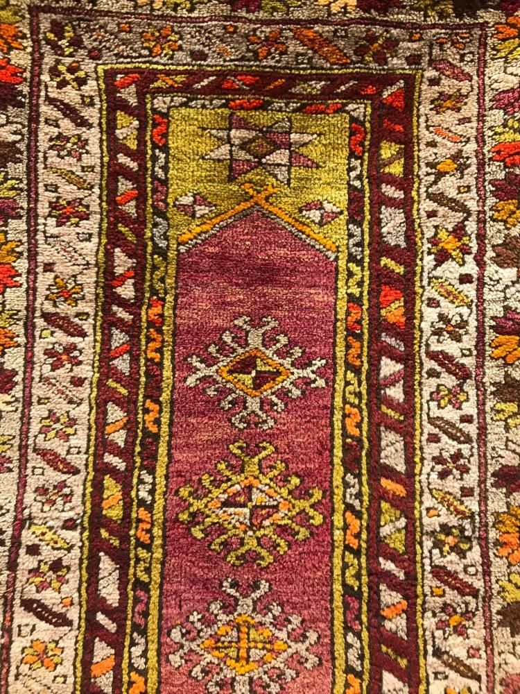 トルコ絨毯　クルシェヒル オールド絨毯/トルコ・クルシェヒル/約160×100cm - 手織り絨毯