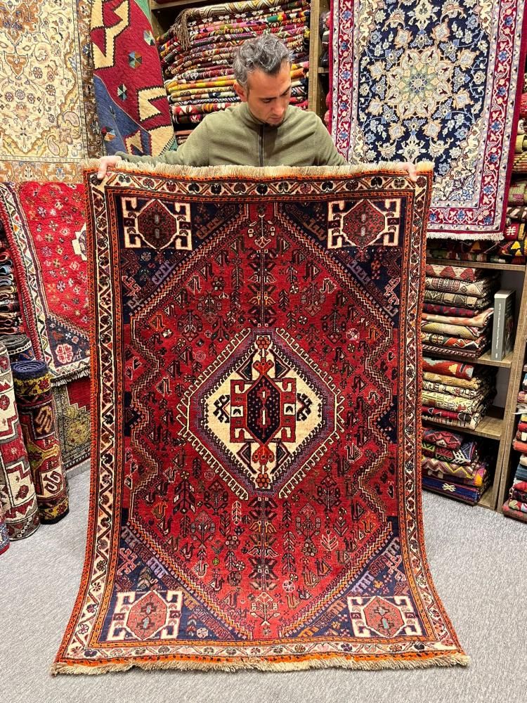 アンティーク キリム/スマック織 アフシャール族の塩袋 手織り トライバルラグ 184375683_o1.jpg?