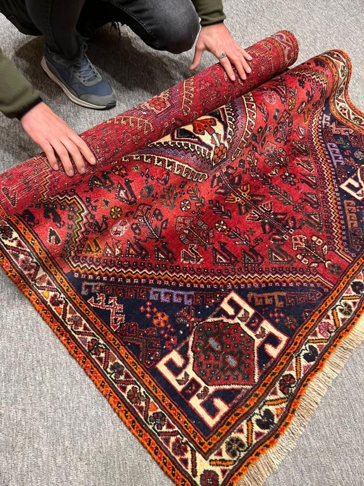 オールド絨毯/イラン・シラーズ/トライバルラグ約172×116cm - 手織り