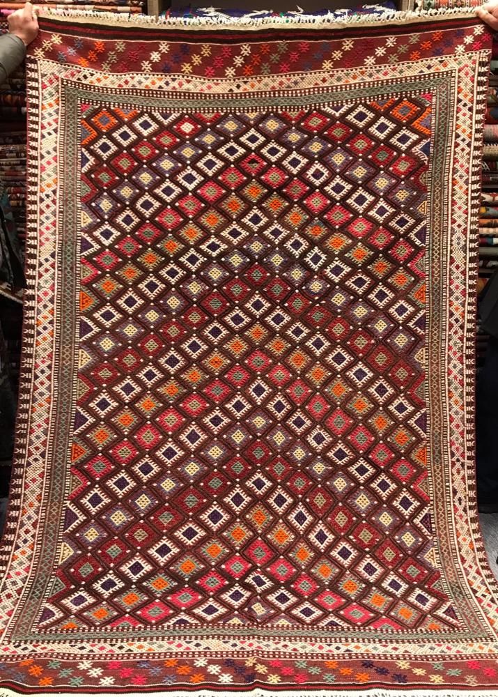 オールドキリム　ジジム オールドキリム（ジジム）・トルコ 161×142cm-オールドキリム-｜abraj