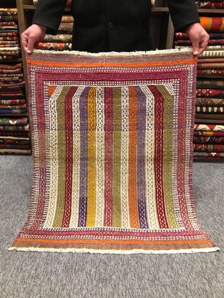 トルコ 手織りラグ ヴィンテージキリム/オールドキリム(サイズ260×86cm) トルコ 手織りラグ ヴィンテージキリム/オールドキリム(サイズ