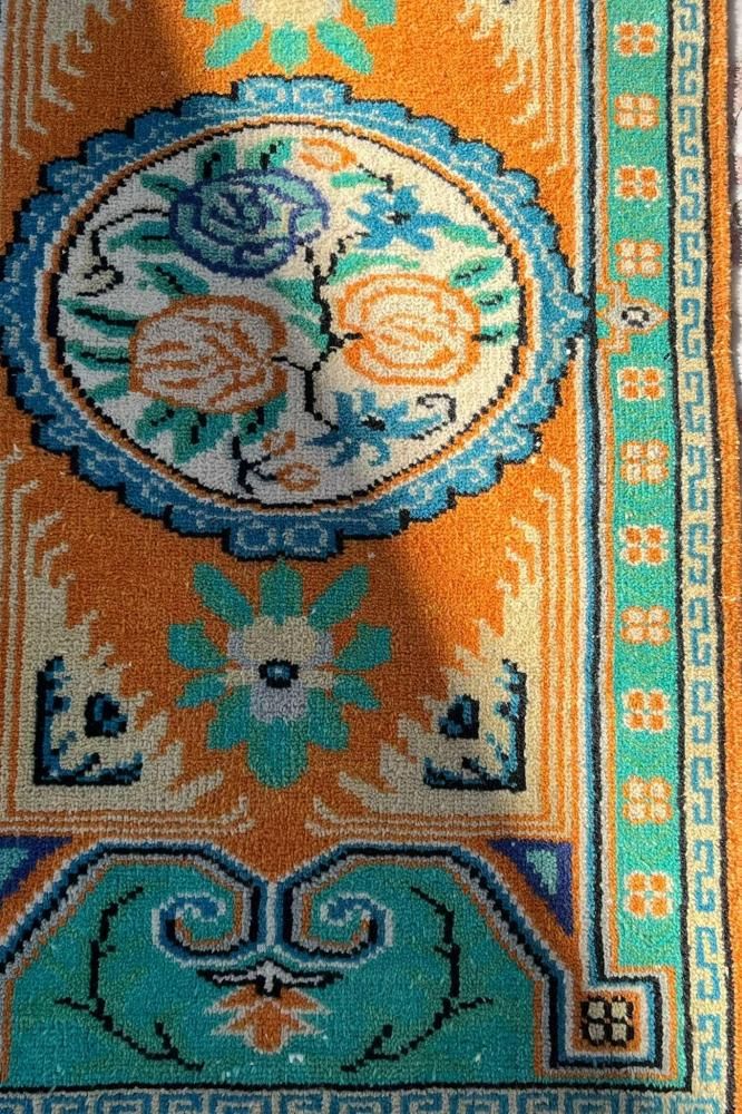 新しい絨毯/トルコ・デニズリ約144×82cm - 手織り絨毯＆キリム