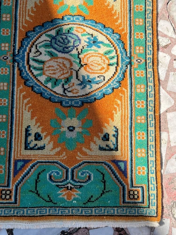 新しい絨毯/トルコ・デニズリ約144×82cm - 手織り絨毯＆キリム