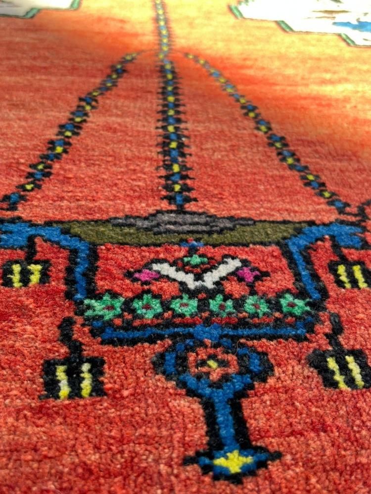 トルコ絨毯　クルシェヒル 新しい絨毯/トルコ絨毯・ネヴシェヒル・カッパドキア/約158×115cm