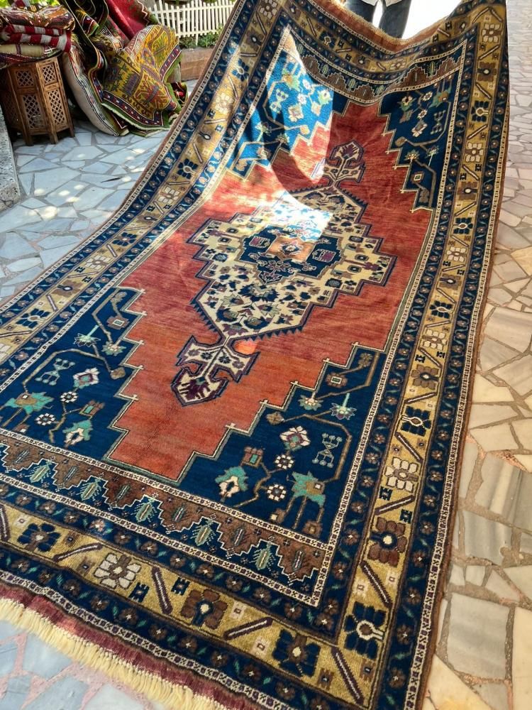 オールド絨毯/トルコ・コンヤ・タシュプナル約332×170cm - 手織り絨毯